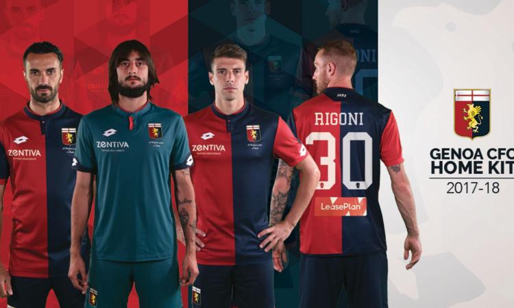 Genoa, presentate le maglie 2017-18