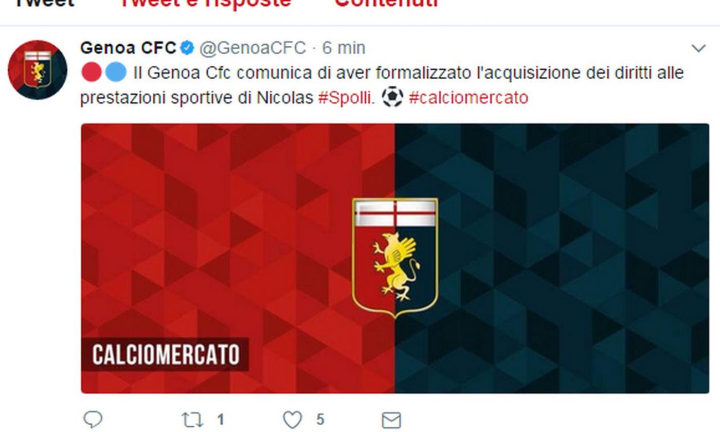 Genoa, Spolli: 'Qui si vive il calcio come a Rosario. Quel gol di Boselli...'