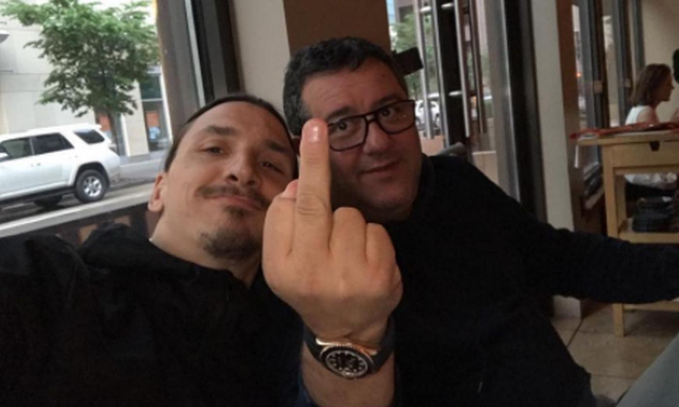 Ibra con Raiola: 'Il solo e l'unico' FOTO