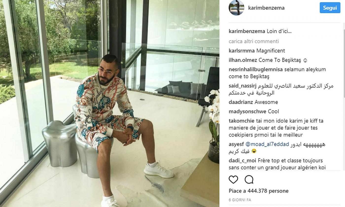 Benzema, che look in vacanza! FOTO