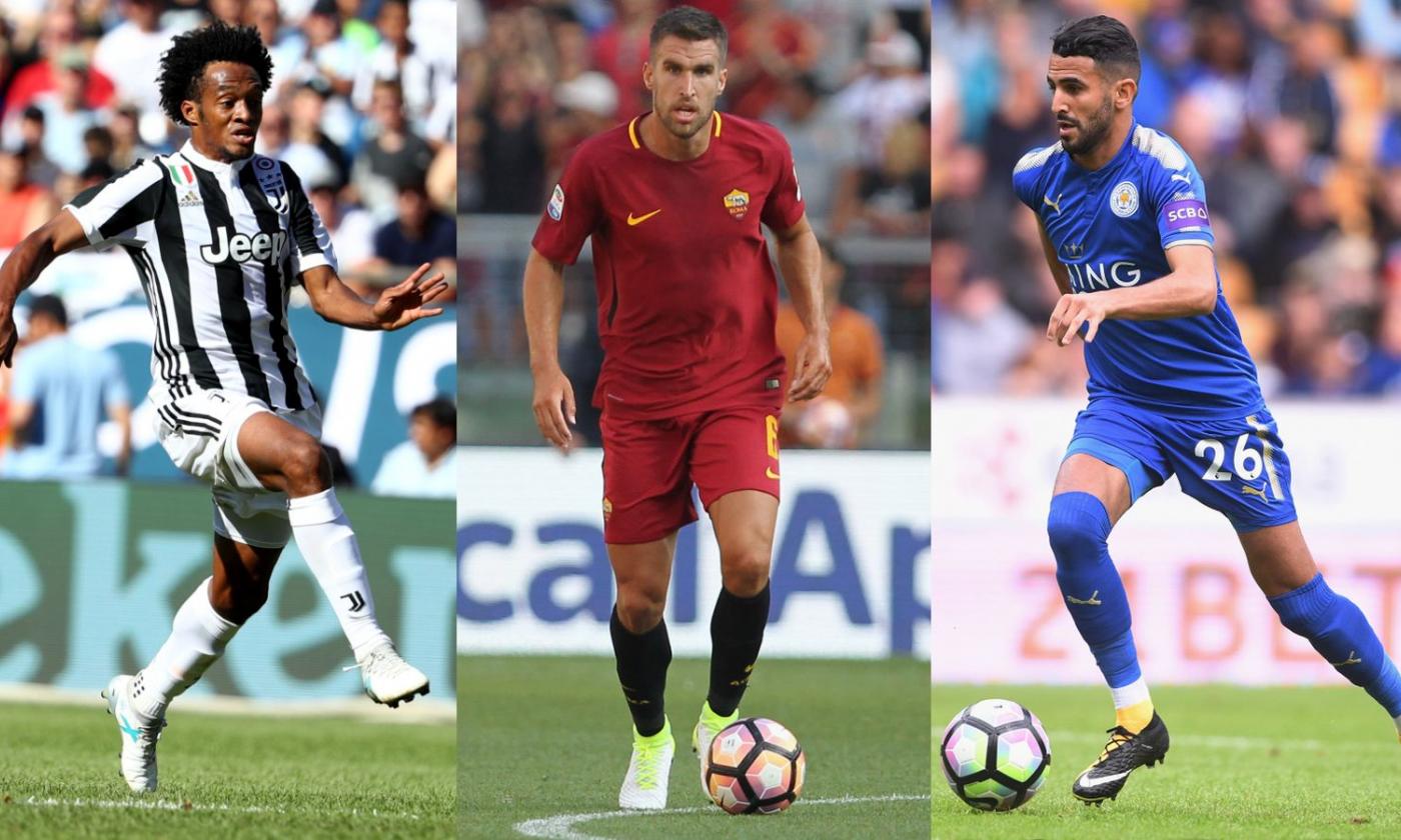 Rebus Roma: ultimatum a Mahrez e tentazione Cuadrado, per Strootman 