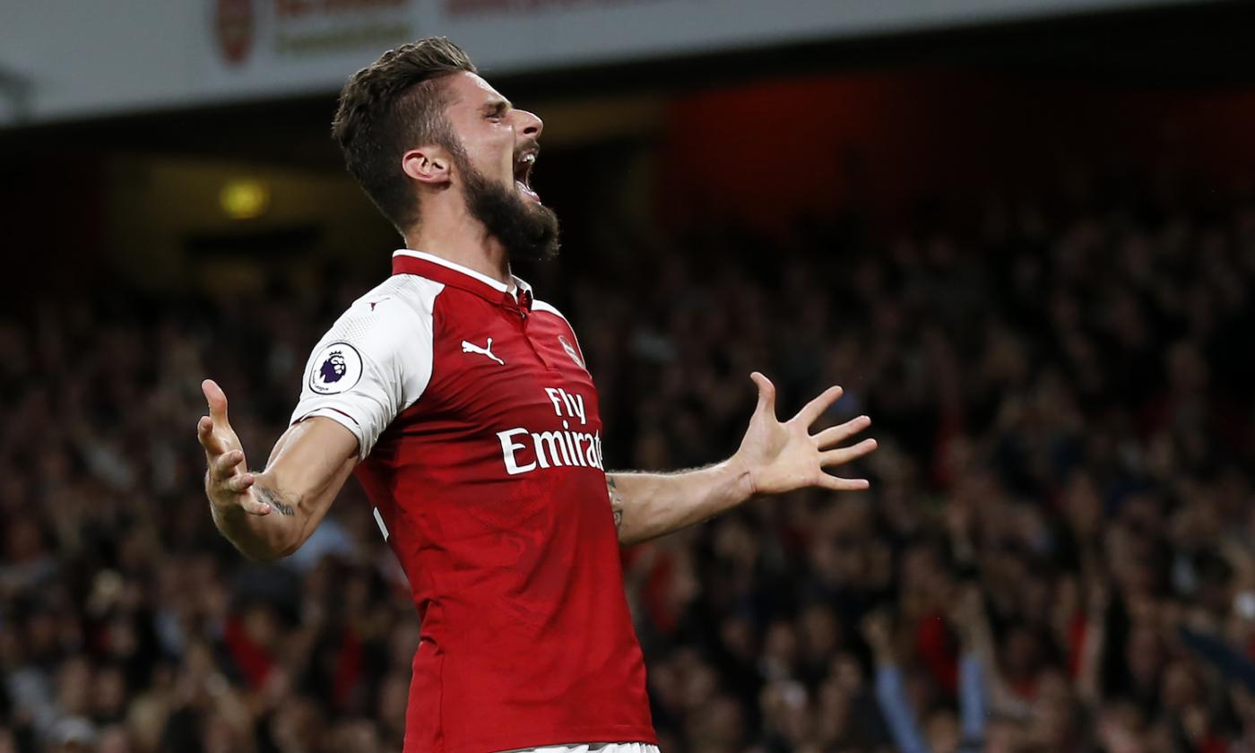 Arsenal, Giroud: 'La concorrenza non mi fa paura, resto qui'