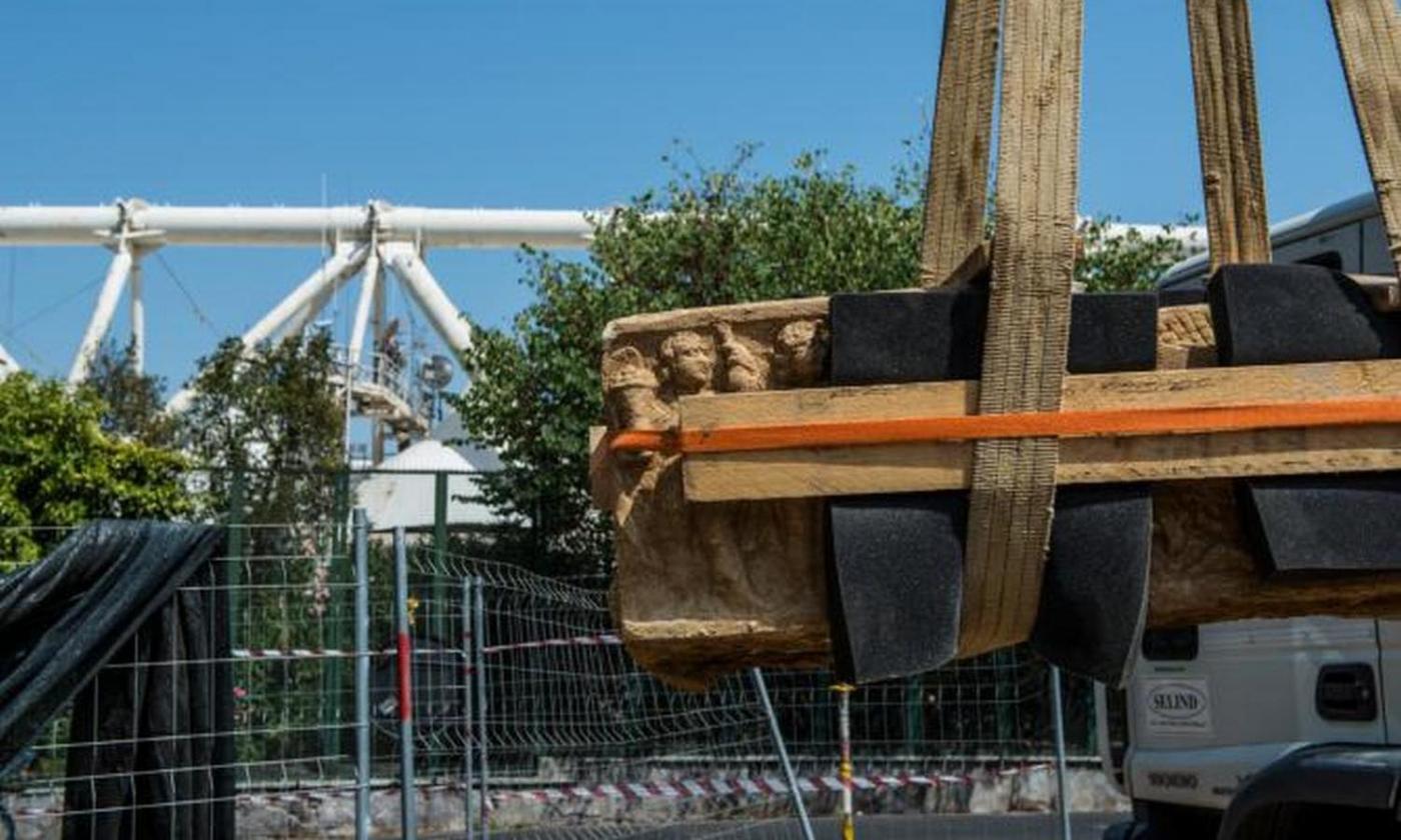 Archeologia in curva: antichi sarcofagi ritrovati allo stadio Olimpico 