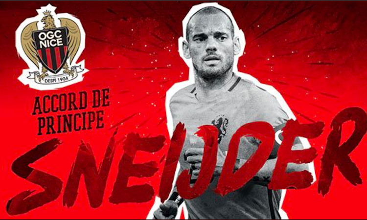 Nizza, UFFICIALE: Sneijder ha firmato, presa la numero 10