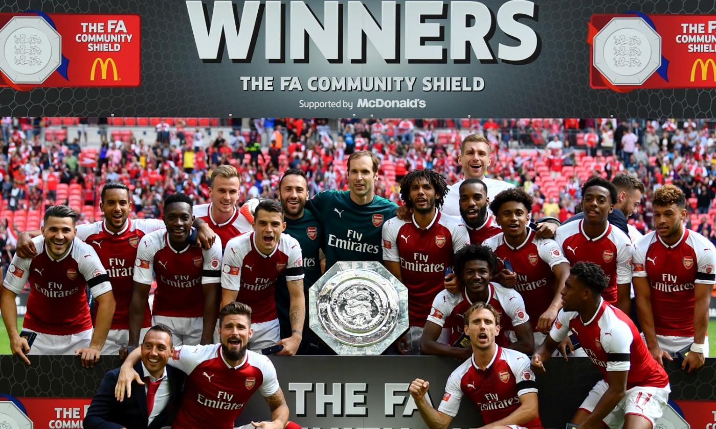 L'Arsenal vince ai rigori il Community Shield! Sbagliano Courtois e Morata 