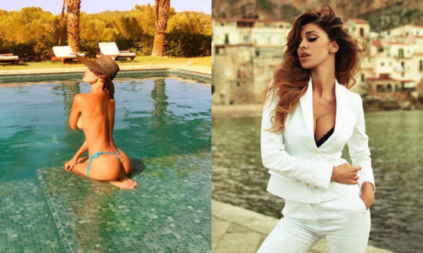 Belen posa in topless in piscina. Addio a Iannone per tornare con un ex? FOTO