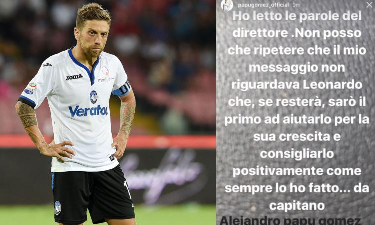 Atalanta, Gomez risponde a Marotta: 'Sono un capitano vero...E non mi riferivo a Spinazzola'