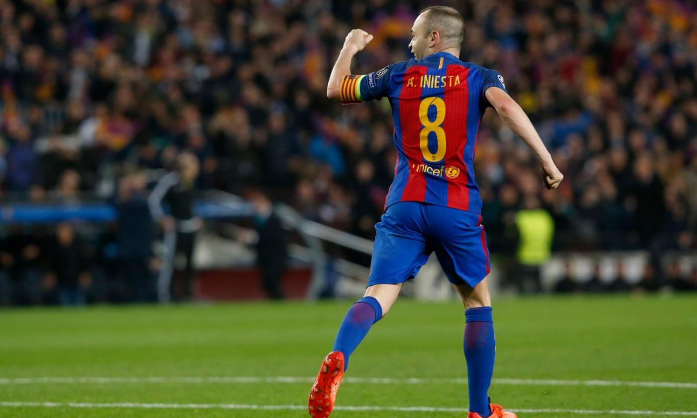 Barcellona-Juventus: 'Iniesta resterà dov'è'