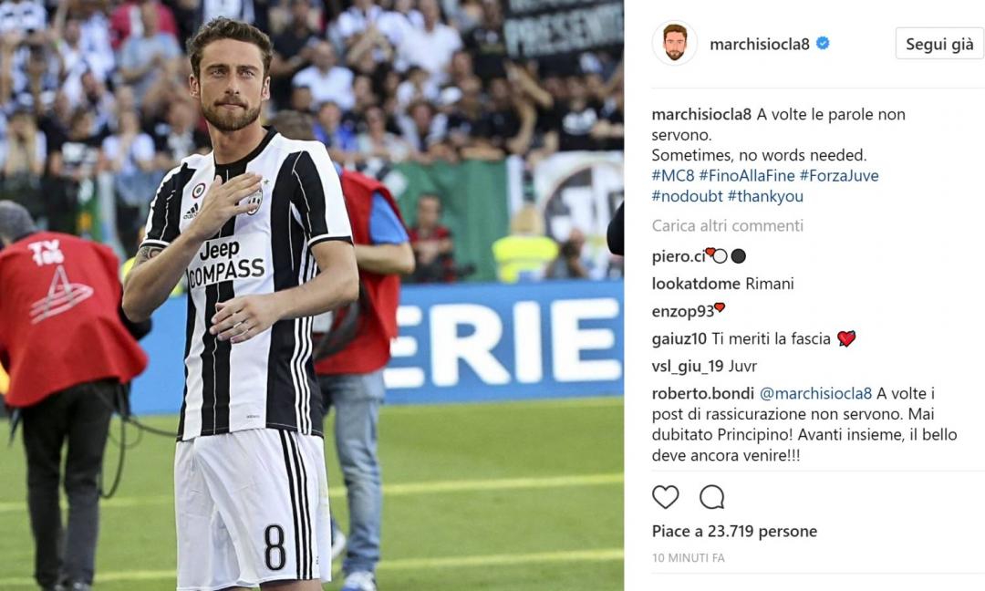 Marchisio, leader silenzioso: vincerai la tua battaglia.