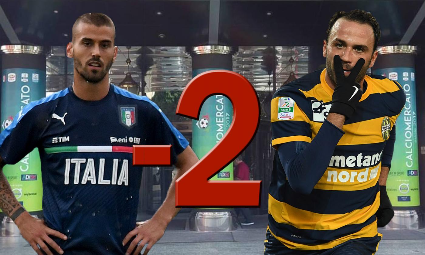 Mercato -2: i 'casi' Spinazzola e Pazzini, Inter e Lazio in difesa: tutti gli obiettivi