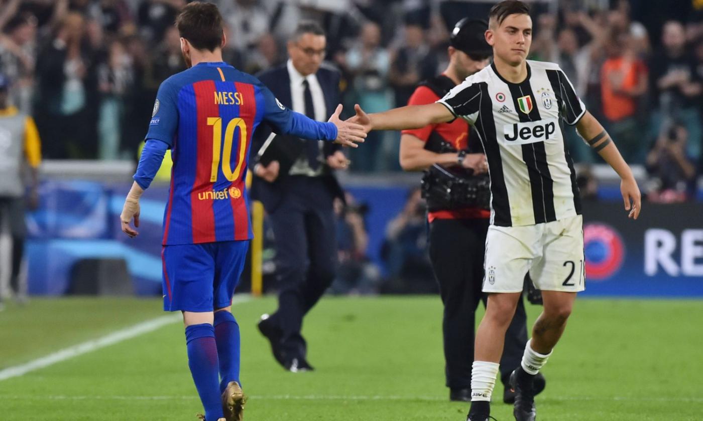 Juve: Messi vuole Dybala al Barcellona