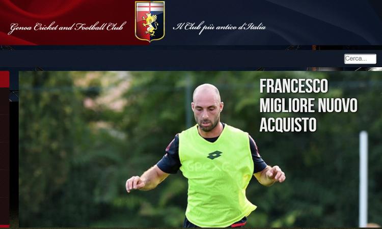 Genoa, Migliore: 'Non siamo ancora salvi ma con l'Inter saremo sereni'