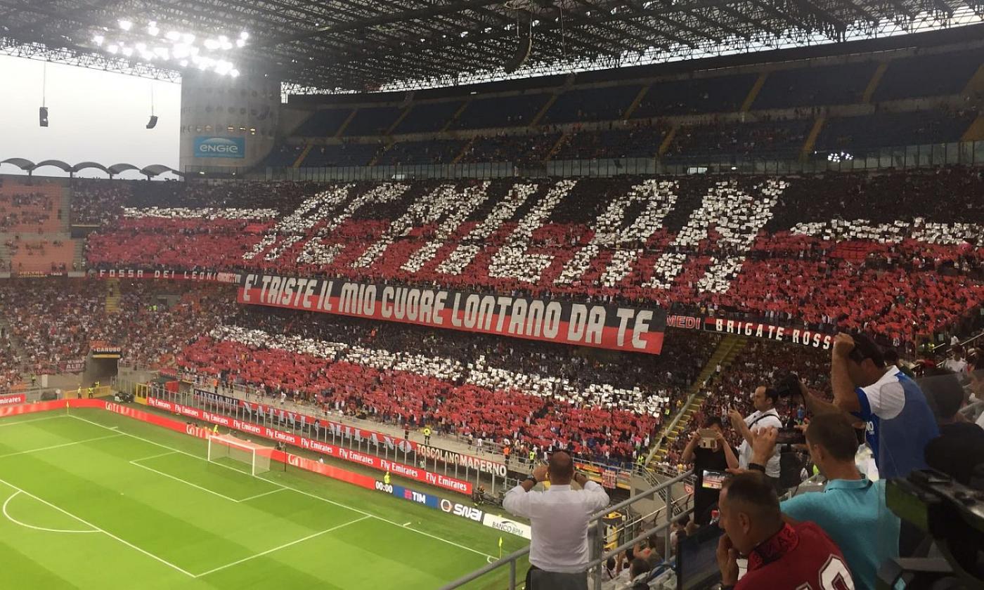 Milan, la curva riabbraccia la squadra: 'E' triste il mio cuore lontano da te' FOTO