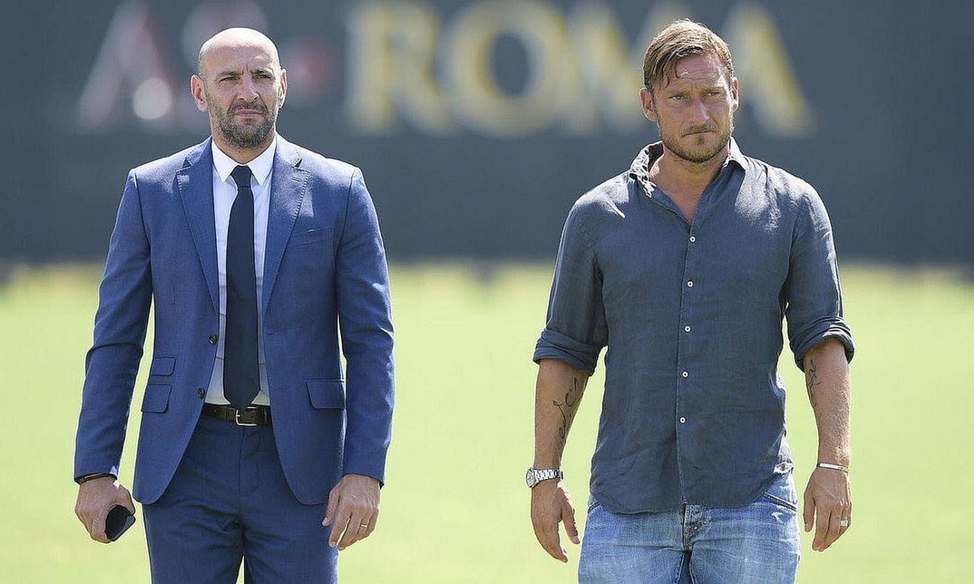 Roma, Totti e Monchi tweet al miele nel freddo ucraino