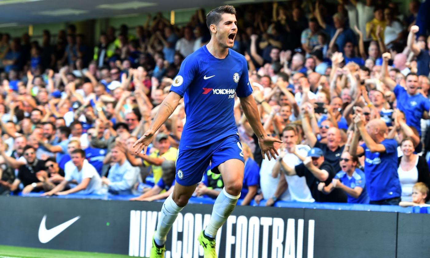 Premier: storico impatto di Morata VIDEO