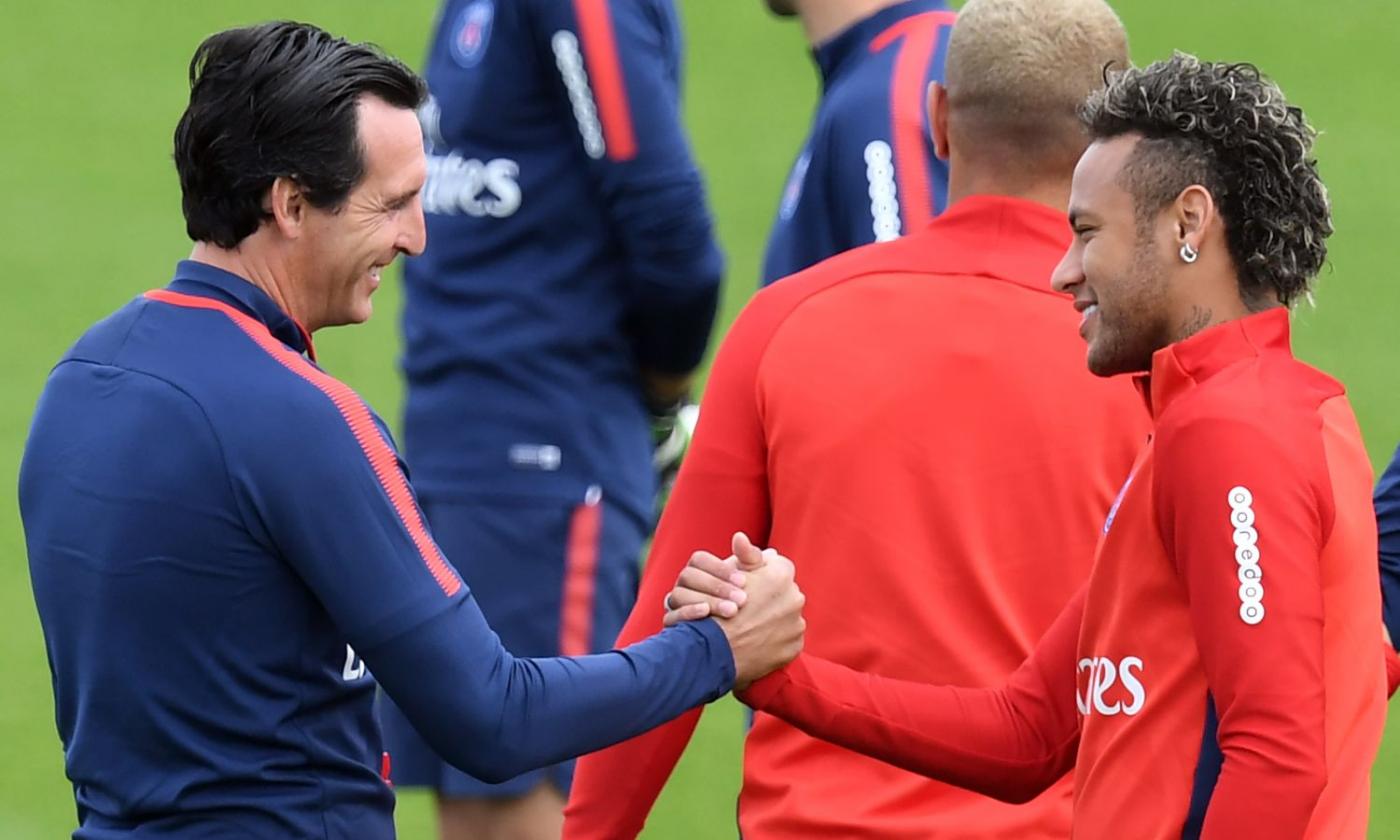 Emery: 'Il progetto del PSG è solido. Neymar non andrà via'