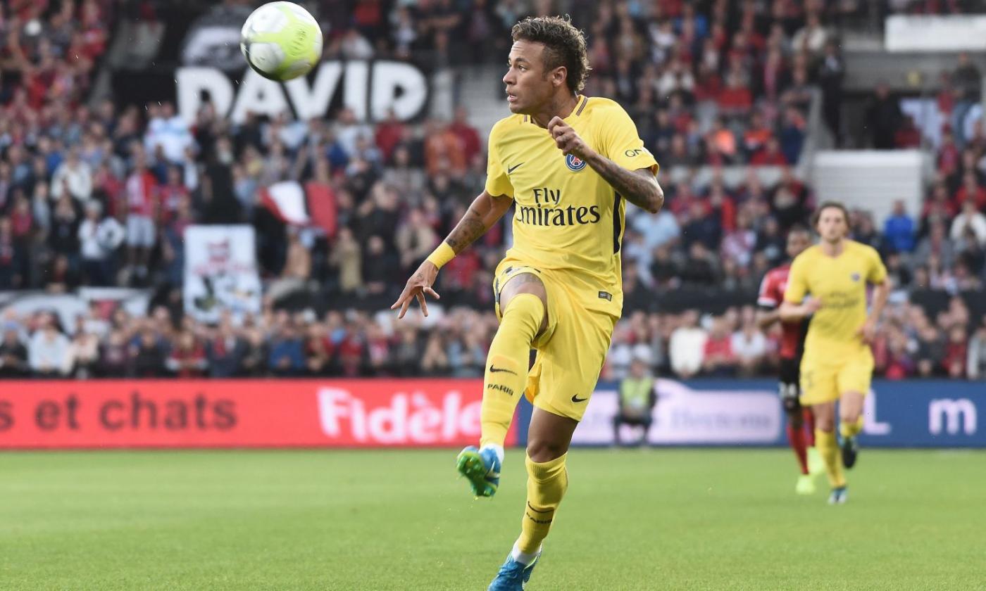 Neymar, tutte le giocate dell'esordio col PSG VIDEO 