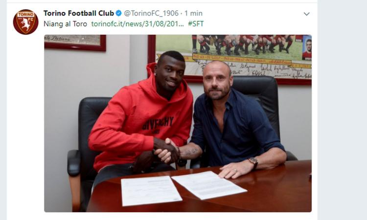 MILAN, È UFFICIALE: NIANG AL TORINO: 'Qui anche per Mihajlovic'