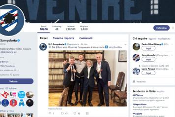 ramirez, sampdoria, ufficiale, twitter, 2017/18