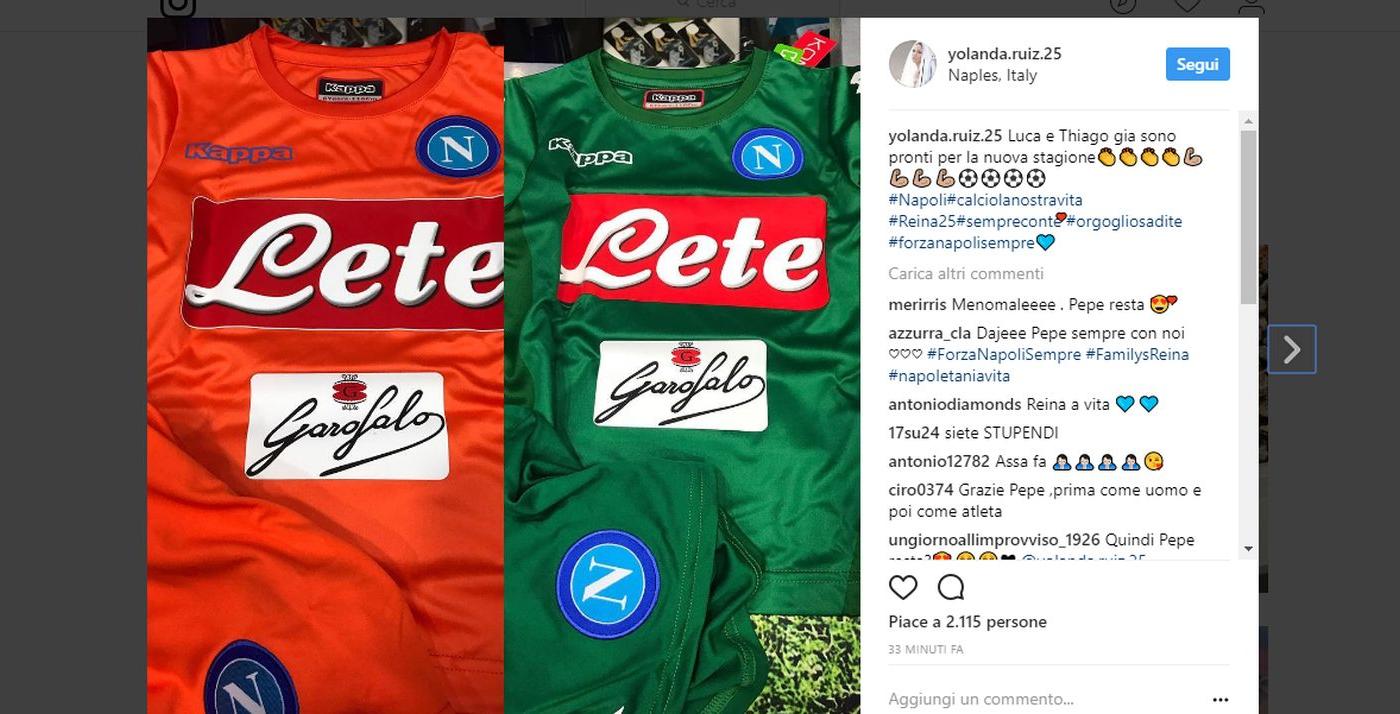 Reina resta al Napoli: l'indizio social arriva dalla moglie