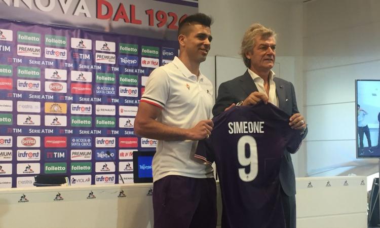 Fiorentina, Simeone si presenta: 'Qui gli argentini sono diventati grandissimi, ma non sono Batistuta'