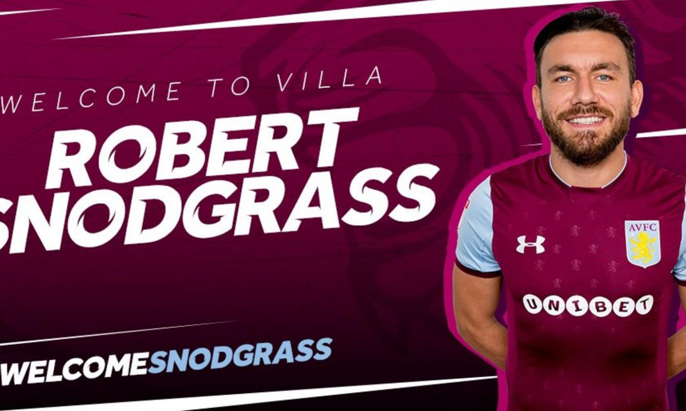 Aston Villa, UFFICIALE: ecco Snodgrass