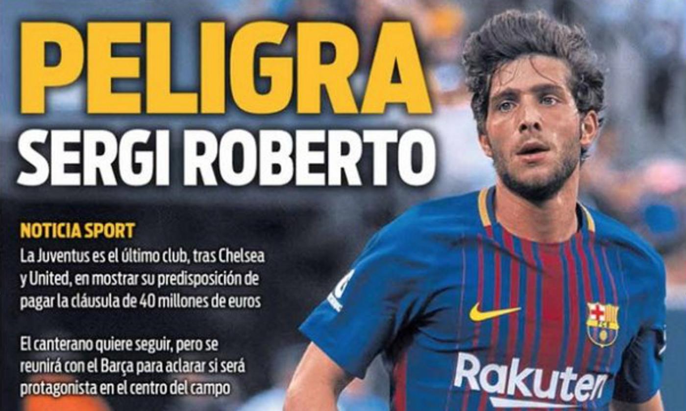 Dalla Spagna: Juve pronta a pagare la clausola di 40 milioni per Sergi Roberto