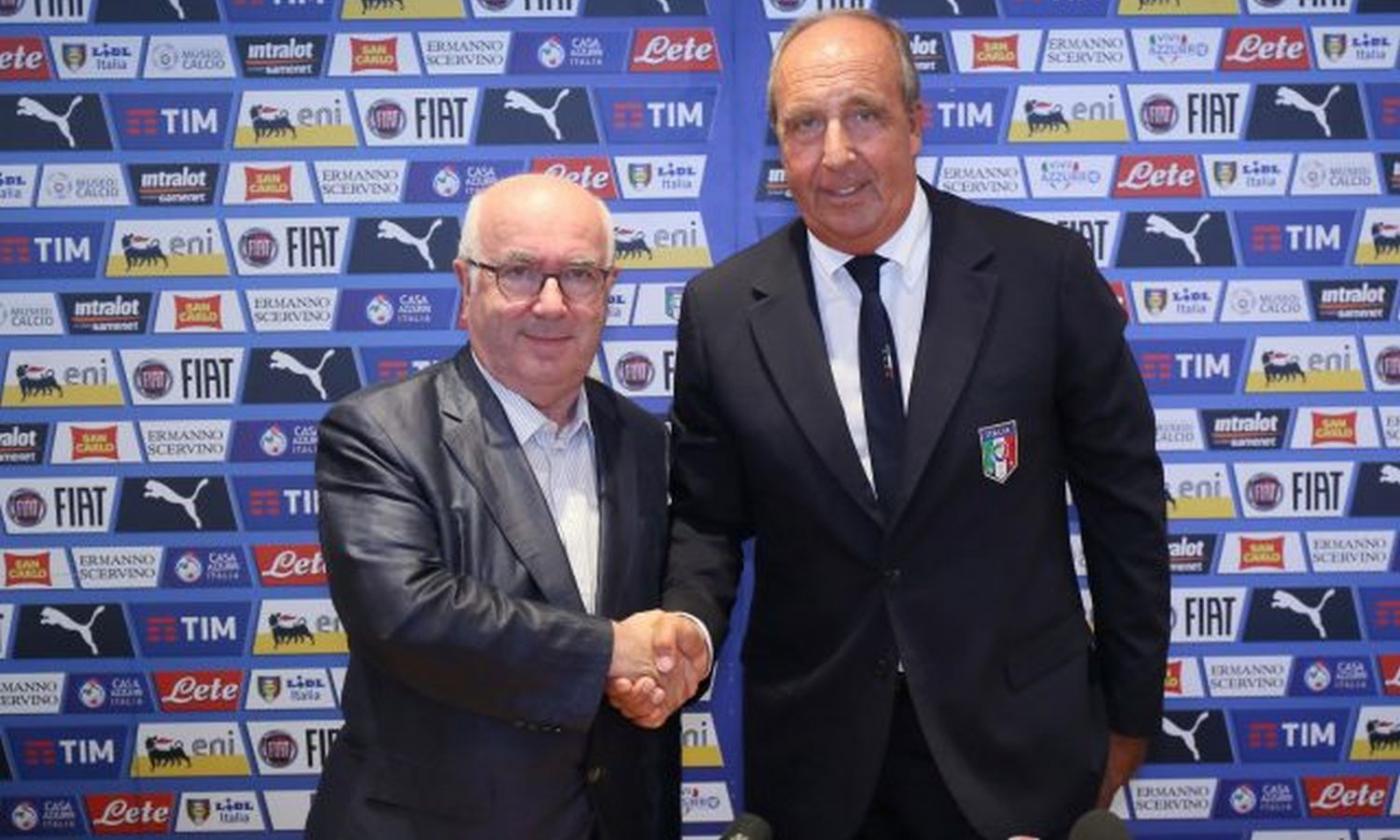 Tavecchio: 'Ventura mai in discussione, ma sta affrontando un bel problema'