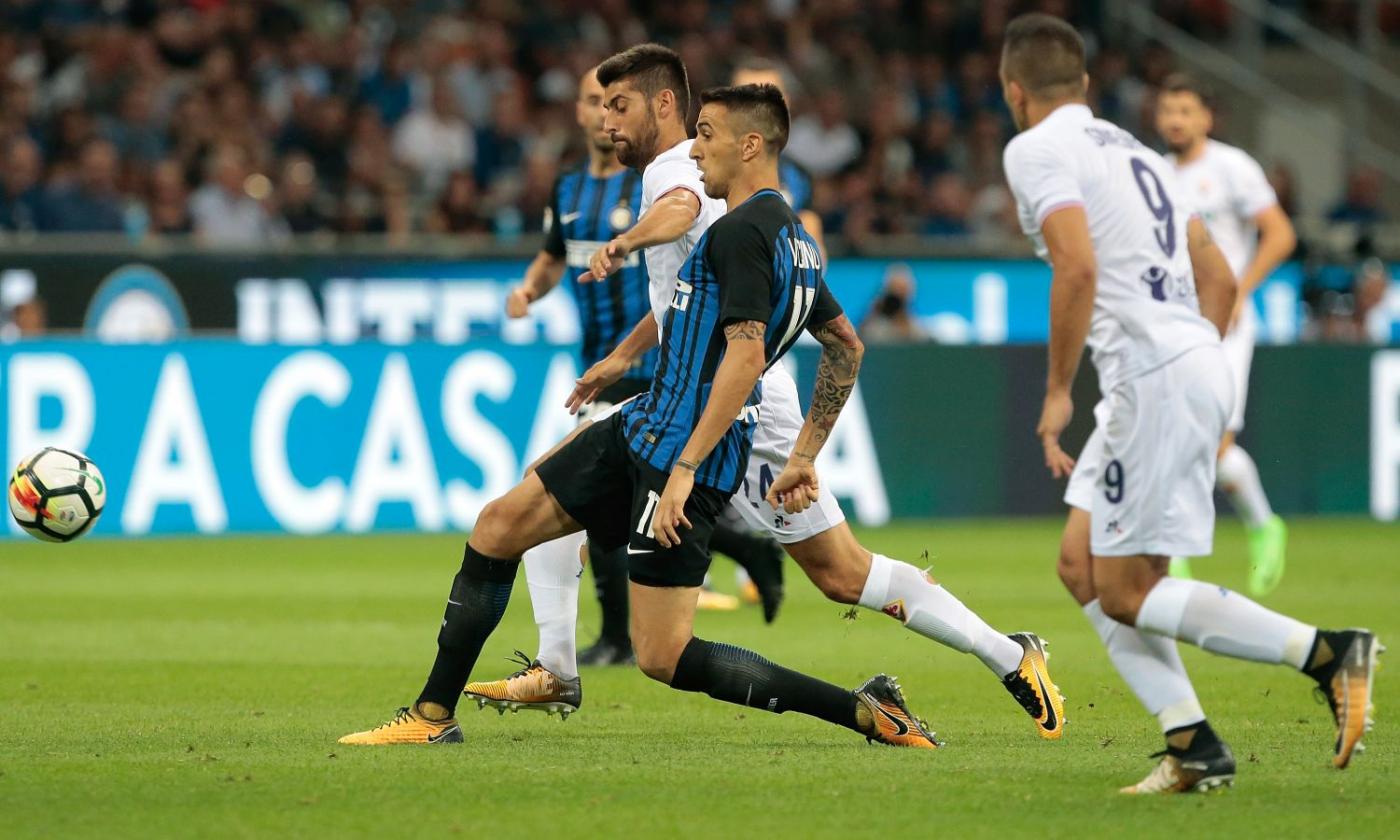 Inter, Vecino si allena in gruppo, Candreva ancora no 