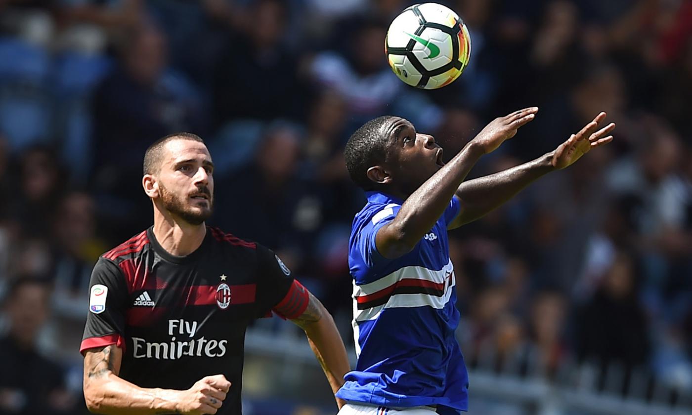 Sampdoria-AC Milan 2-0, Montella faces second Serie A defeat: goals and highlights