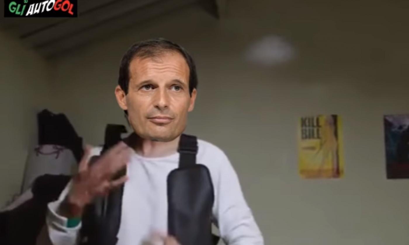 Juventus, il rap di Allegri: 'A qualcuno avanza un terzino?' VIDEO PARODIA