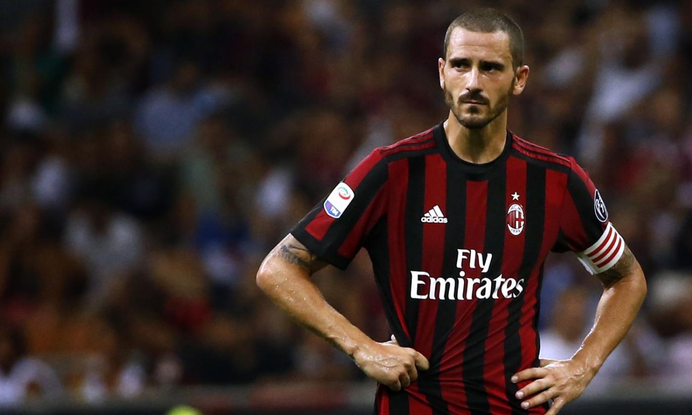 Milan, Bonucci si consola con il premio di difensore centrale dell'anno FOTO