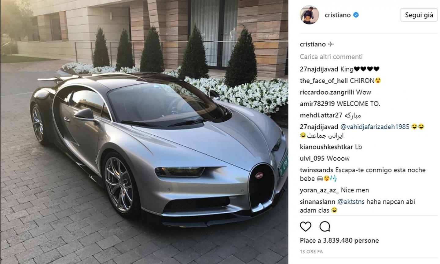 PIT STOP: il cambio olio auto di CR7 che costa come l'Alfa MiTo FOTO