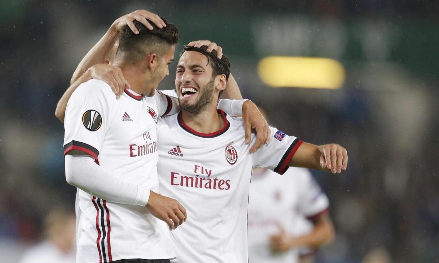 Milan: Calhanoglu in panchina con la Turchia