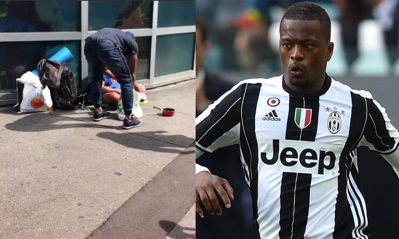 Momenti Di Gioia: Evra, dalla panchina della Juve a benefattore delle panchine