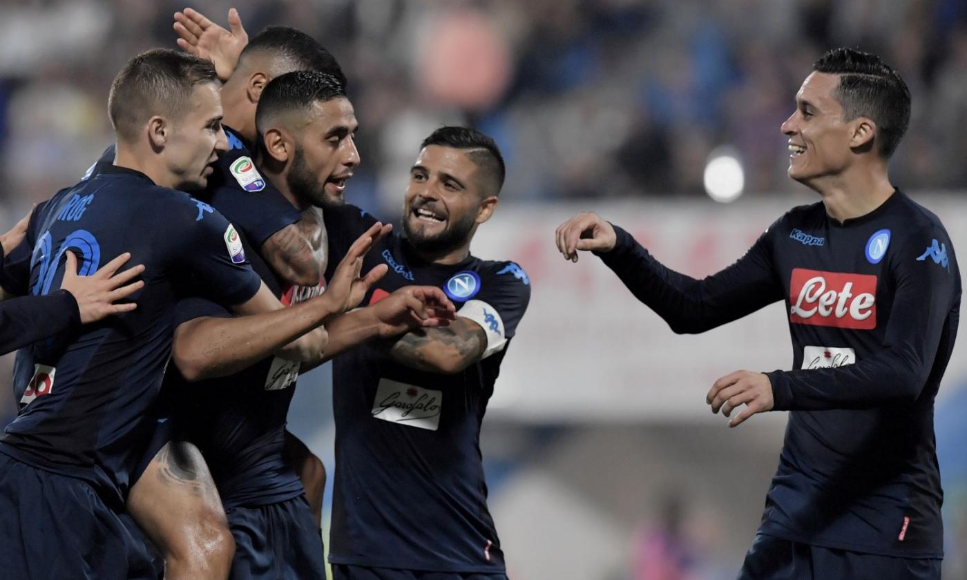 Napoli primo a punteggio pieno: 3-2 alla Spal, Ghoulam decisivo VIDEO