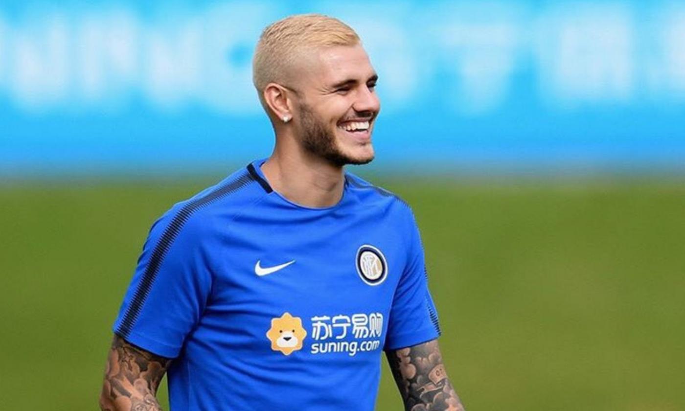 Inter, nuovo look per Icardi biondo! Wanda Nara: 'Ti amo Ken' FOTO