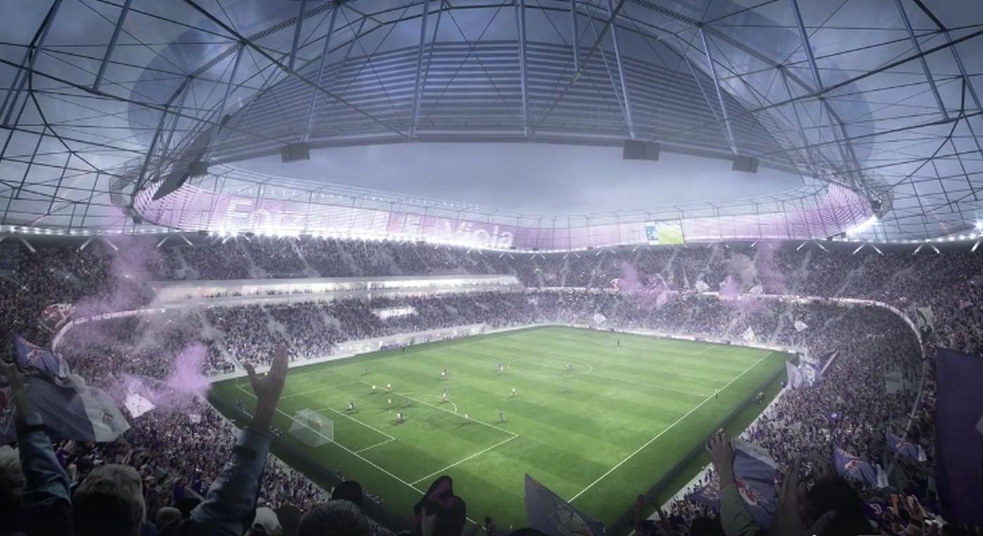 Check out the images for Fiorentina's new stadium project