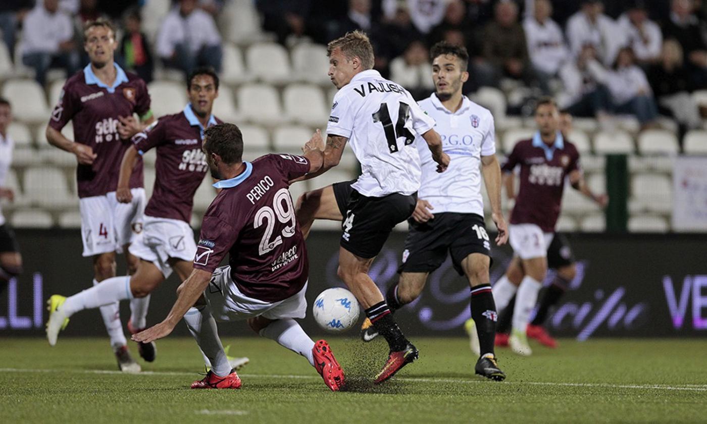 Pro Vercelli-Salernitana 1-1, il tabellino VIDEO