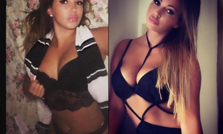 Alessandra pazza per la Juve FOTO