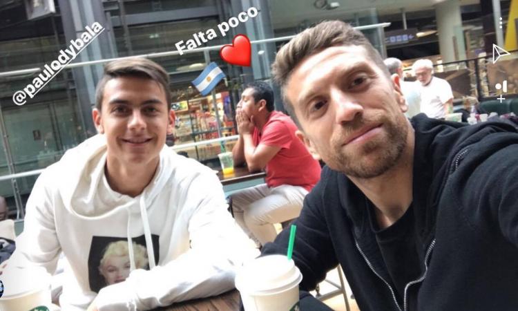 Argentina, Gomez e Dybala insieme dopo Atalanta-Juve FOTO
