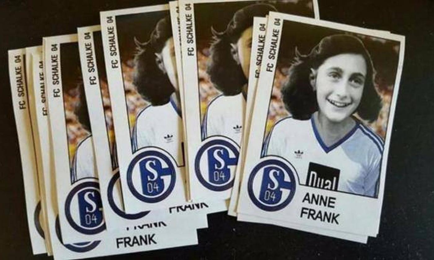 Tifosi del Dusseldorf come quelli della Lazio: Anna Frank in maglia Schalke