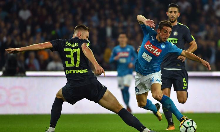 Skriniar dominatore: annulla Mertens, l'Inter ride e la scelta diversa della Juve