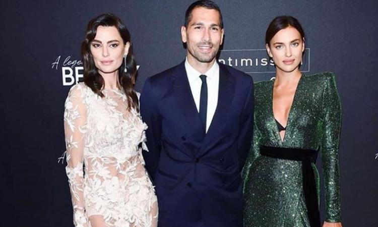 Borriello, in attesa dei gol ecco la 'doppietta': Irina e Catrinel FOTO e VIDEO