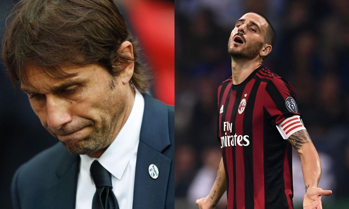 Milan: Conte richiama Bonucci al Chelsea