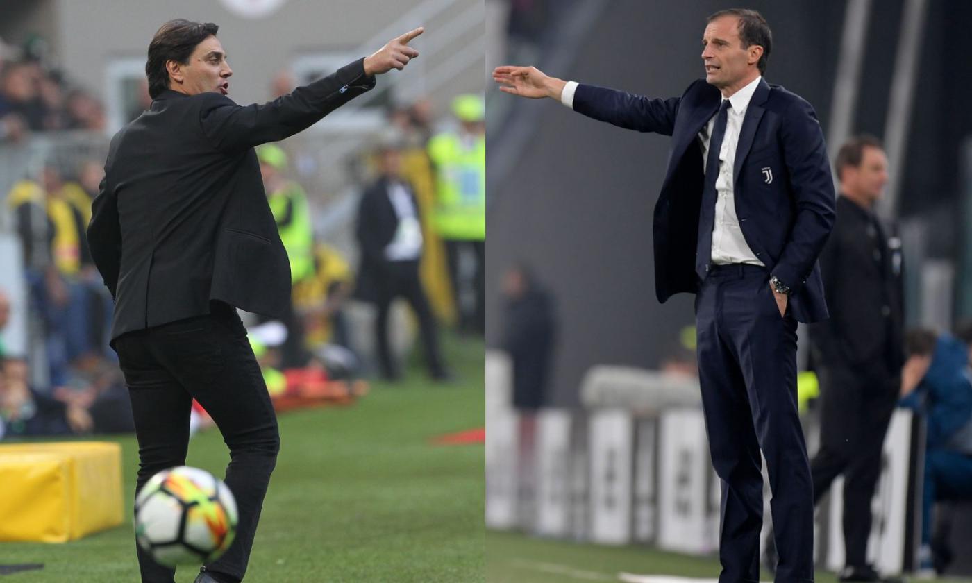 Milan-Juve, il botta e risposta di CM: Montella rischia, Allegri cerca lo squillo