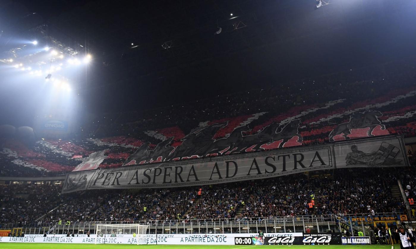 Milan, ecco la coreografia della Curva Sud per il derby