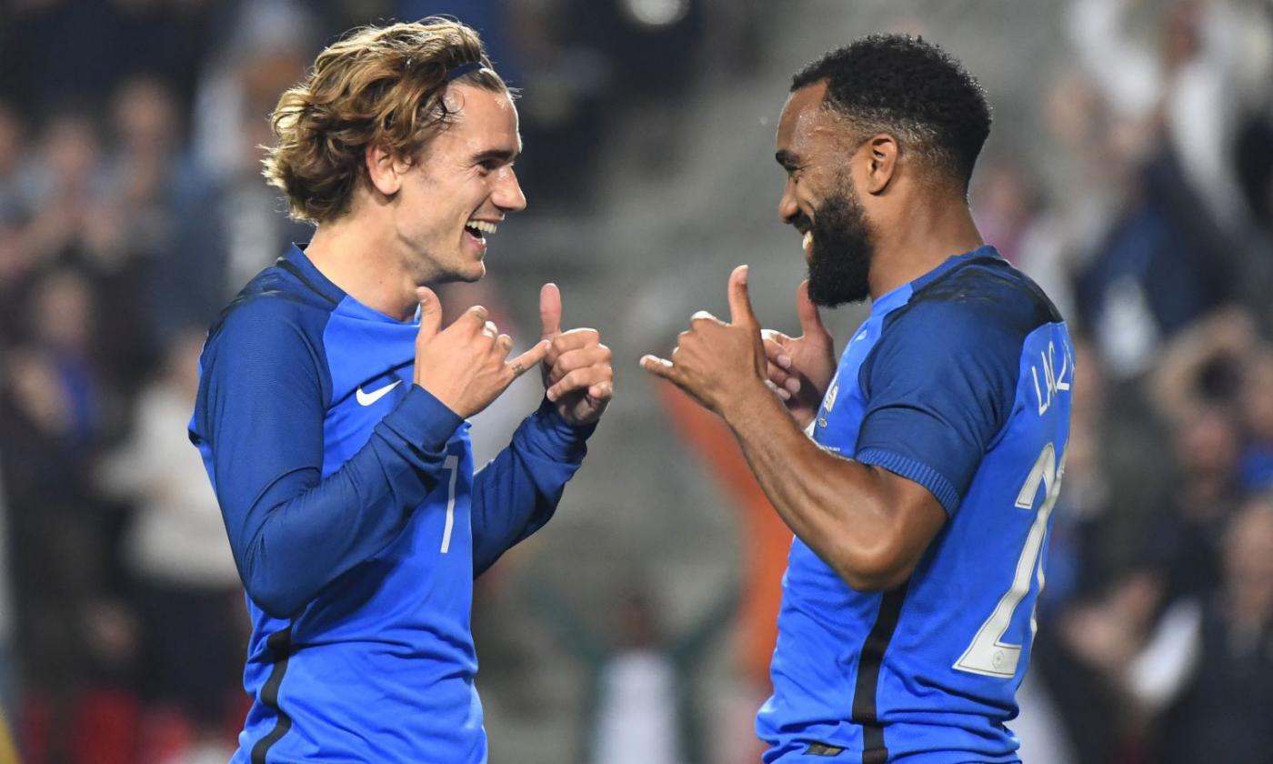 Lacazette chiama Griezmann: 'Vieni all'Arsenal!'