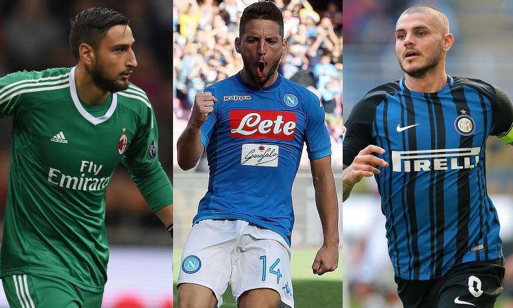 Da Icardi a Donnarumma e Mertens: aumentano le clausole rescissorie