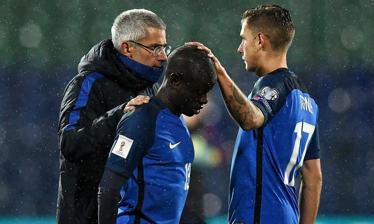Francia, infortunio muscolare per Kantè. Il Chelsea trema, a rischio la sfida con la Roma?